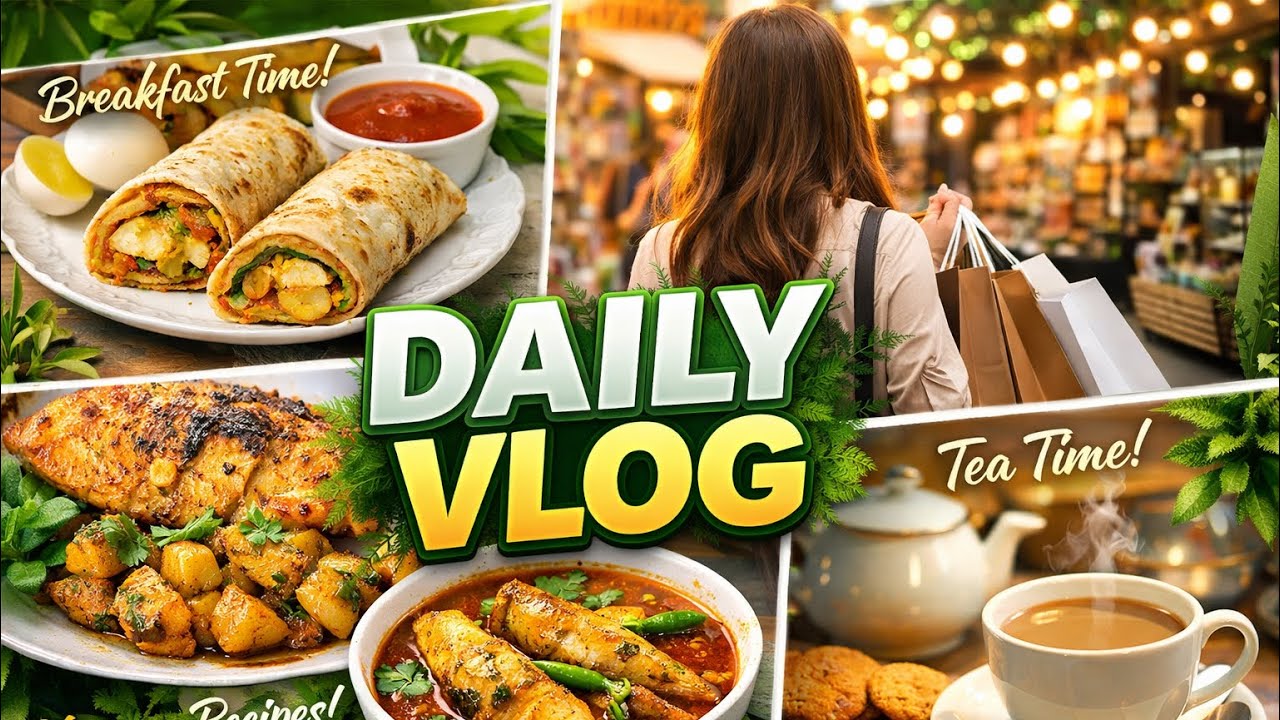 Daily Routine Vlog 🏡 | Nashta, Fish Aloo, Thori Shopping & Chai ☕