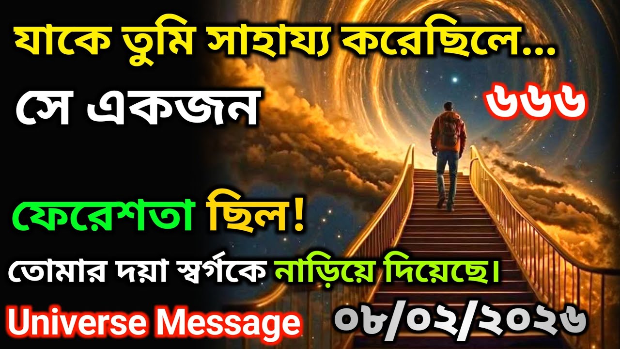 ৮ ফেব্রুয়ারি  আপনার কপালের লিখনে এক বড় ঘরের উত্তরাধিকারী মুগ্ধ হয়ে গেছে | Universe Message Today
