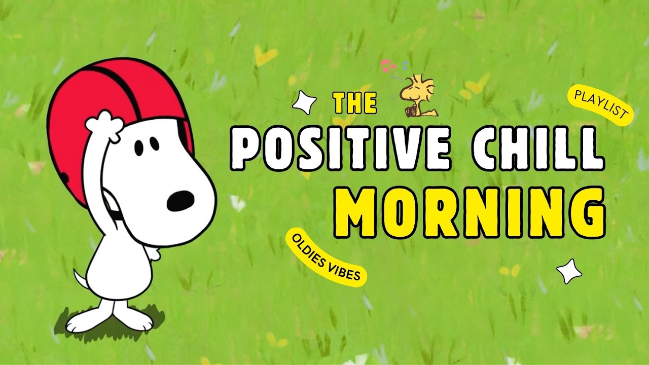 [𝗽𝗹𝗮𝘆𝗹𝗶𝘀𝘁] Slow & Sunny Oldies Jazz with Snoopy 🌤️ Gentle Feel-Good Morning Mood | Relax, Chill |