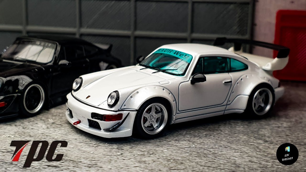Porsche RWB 964 White by TPC 1/64 | UNBOXING and REVIEW