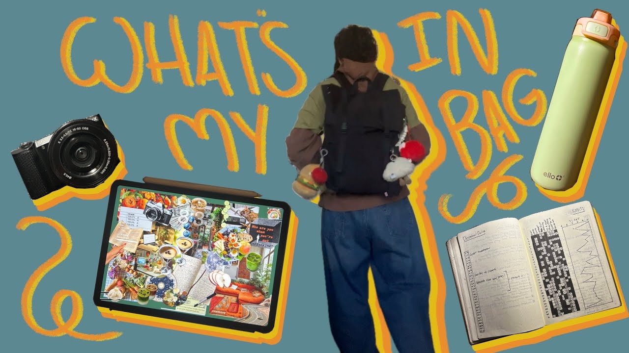 what i carry everyday as a university student and aspiring author! // my 2026 EDC