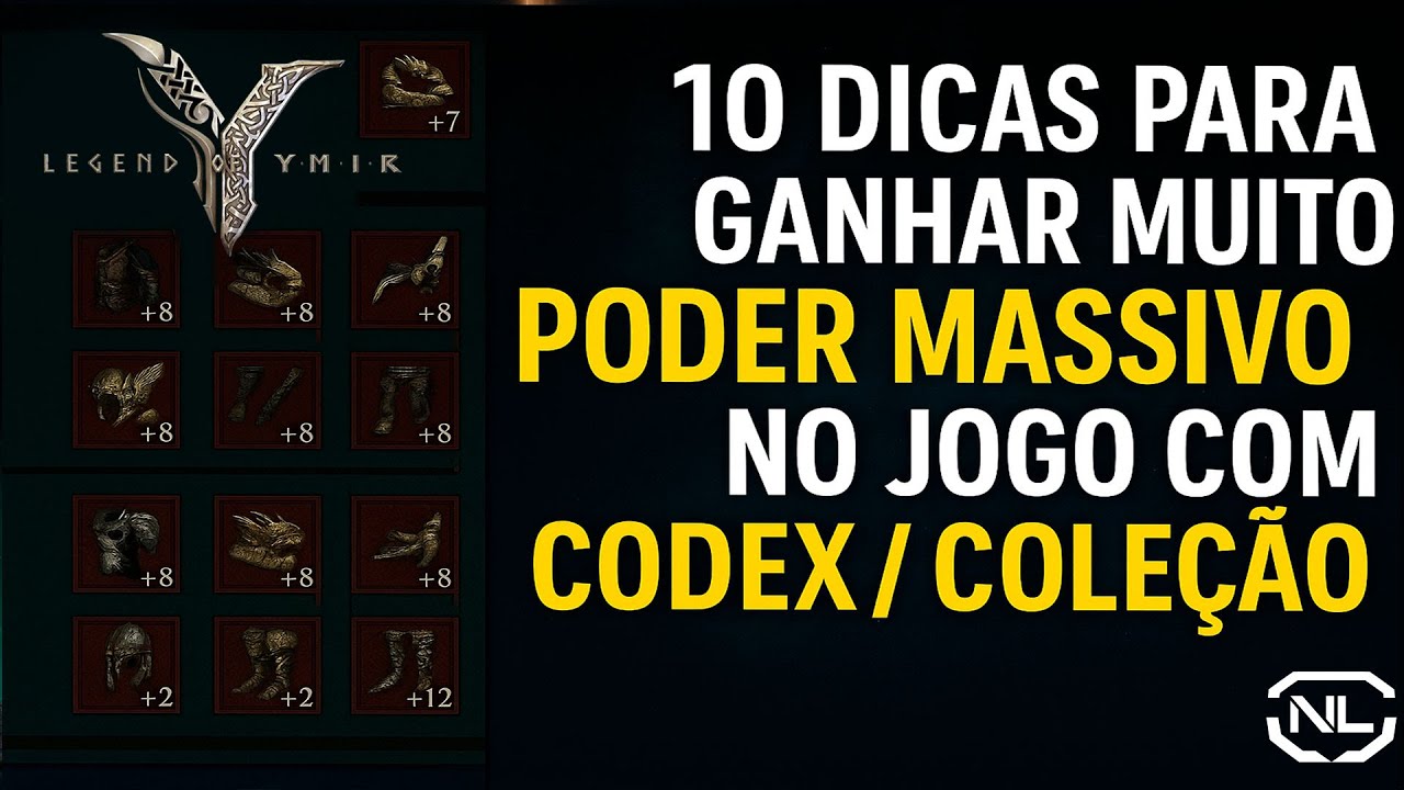 10 DICAS PARA GANHAR PODER MASSIVO NO LEGENDS OF YMIR USANDO CODEX COLE&Ccedil;&Atilde;O!