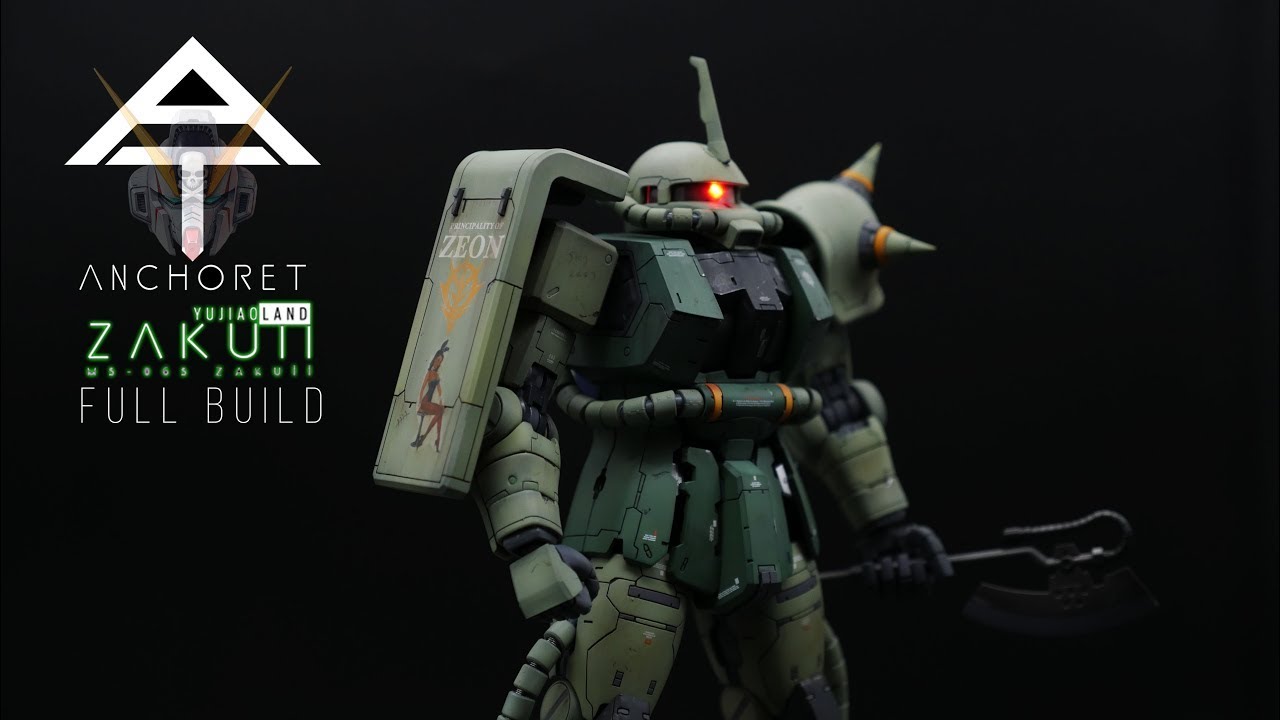 AnchoreT YJL MG Zaku 2.0 Resin Conversion Kit │Full build │Custom Gunpla │ガンプラ全塗装