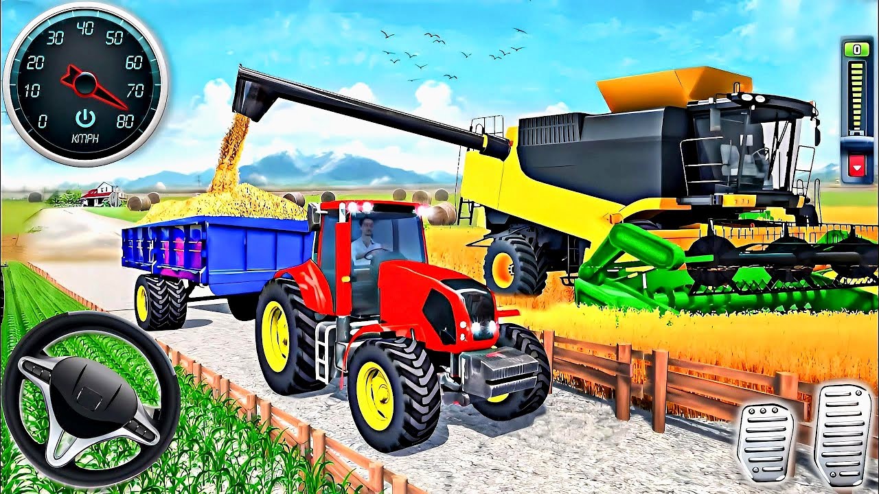 Real Tractor Driving Simulator 3D - US Farming Simulator - Android Gameplay
