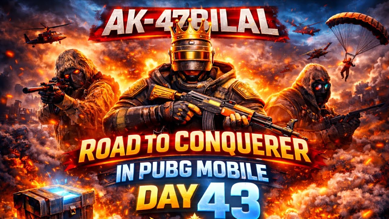 Day 43 | PUBG Mobile Road to Conquerer | 500 subs 5 Royalpasses Giveaway | Ranking Lobbies 