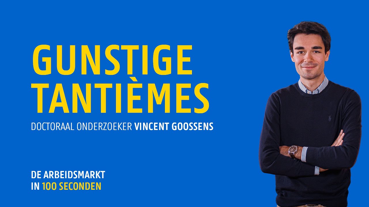 Gunstige tantièmes – De arbeidsmarkt in 100 seconden