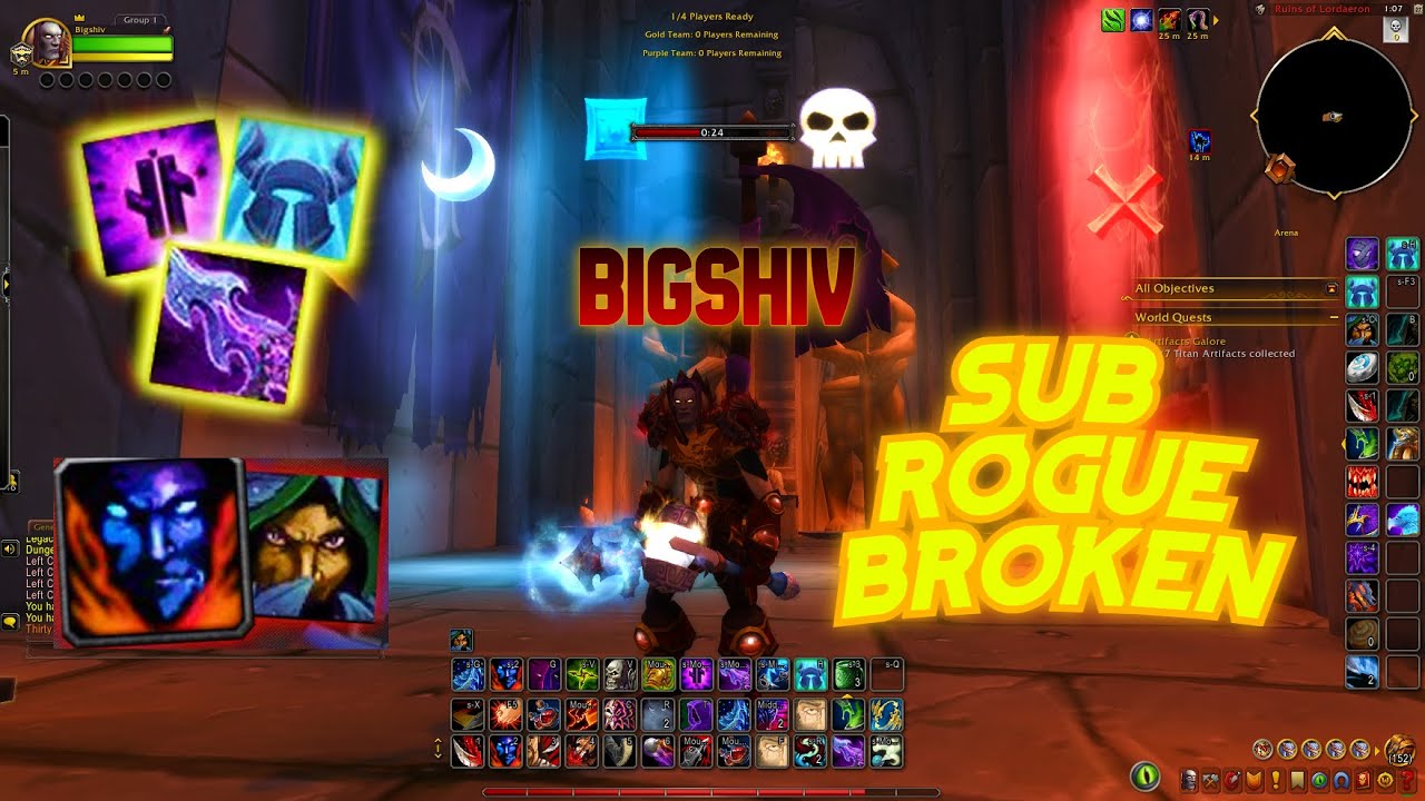 War Within- Subelty rogue PvP Arena Broken Build