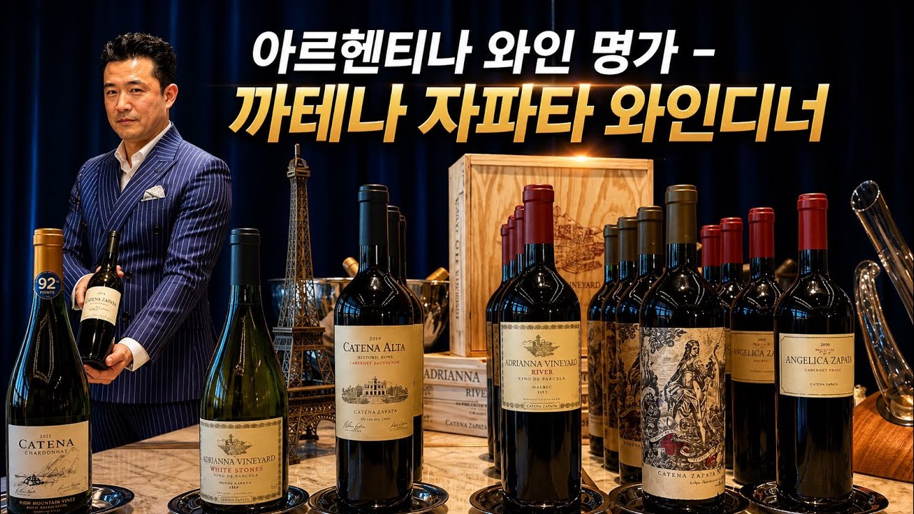 아르헨티나 최고의 와인 명가 - 까테나 자파타 와인디너🍷