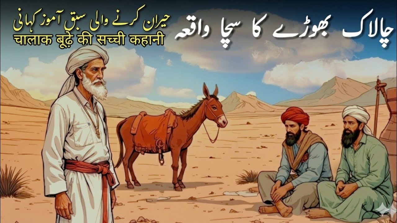 EK CHALAK BABA OUR TEEN TAG | Sabaq Amooz Kahani | Urdu Hindi moral story | Sunehri Qisse |