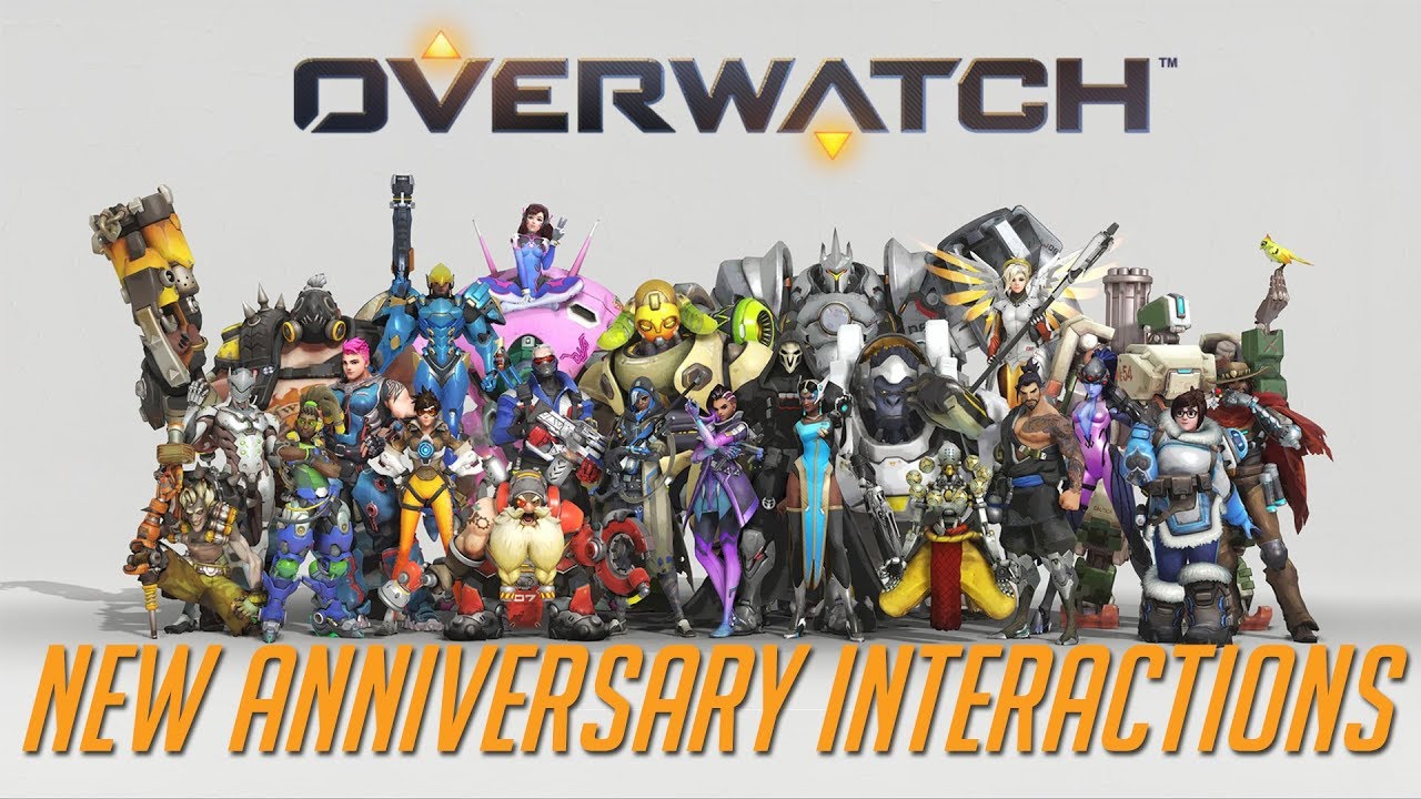 Overwatch - 50+ New Anniversary Interactions