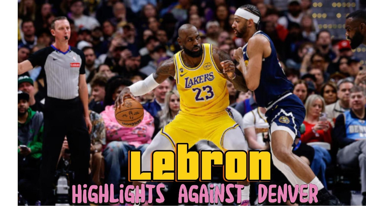 The King vs Denver! LeBron James Highlights 👑