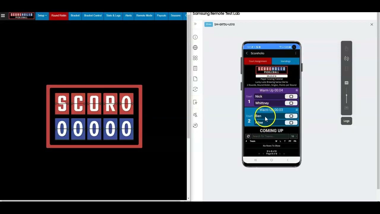 Scoreholio - Using Player Scoring