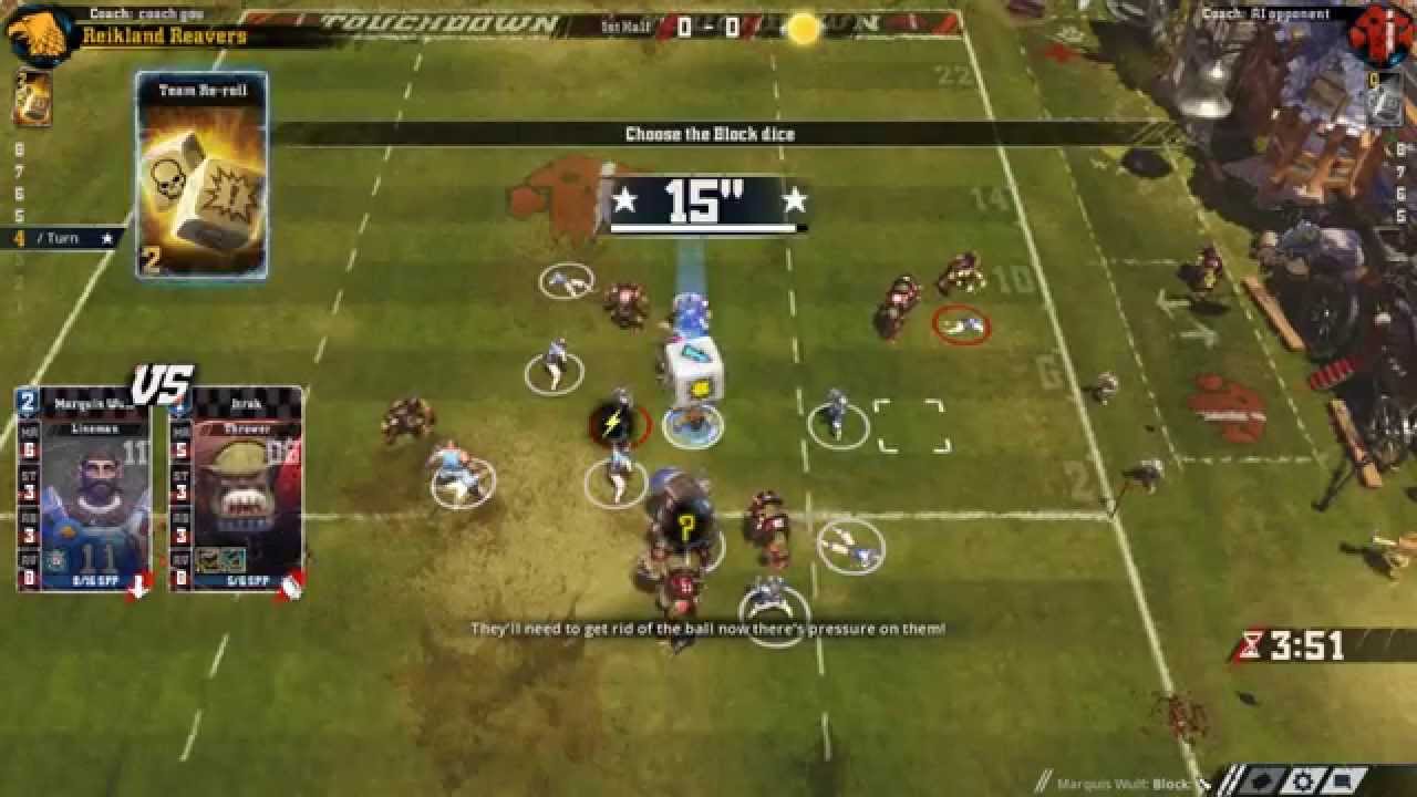 [blood bowl 2] only the fumbliest flailiest nuffle, tastes like nuffle never tasted before