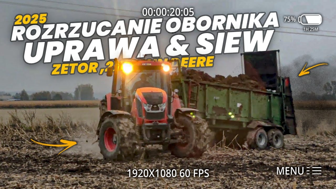 ✩ 🇵🇱 ROZRZUCANIE OBORNIKA & UPRAWA I SIEW TRAW 2025 ✔ 