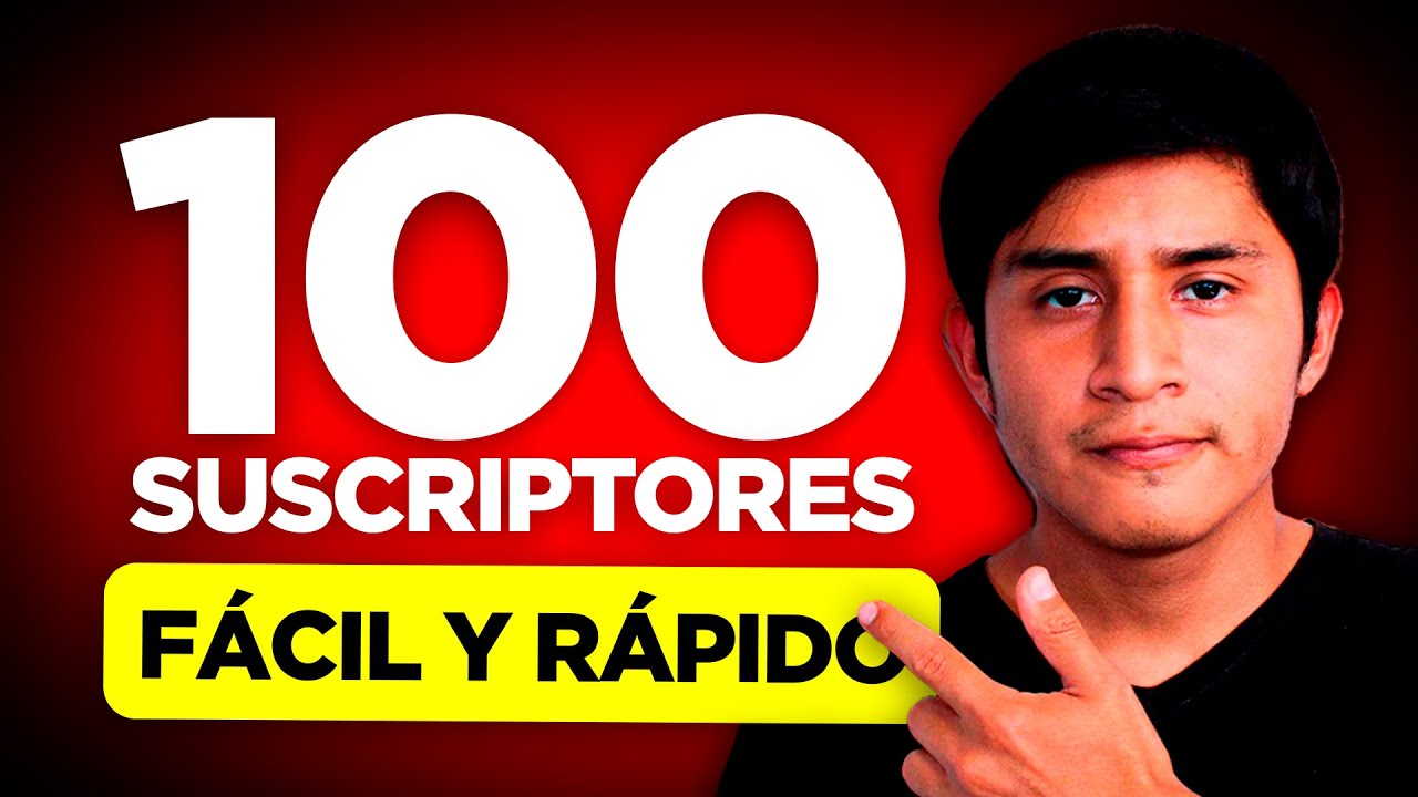 Cómo Conseguir 100 Suscriptores En Menos De 3 Minutos