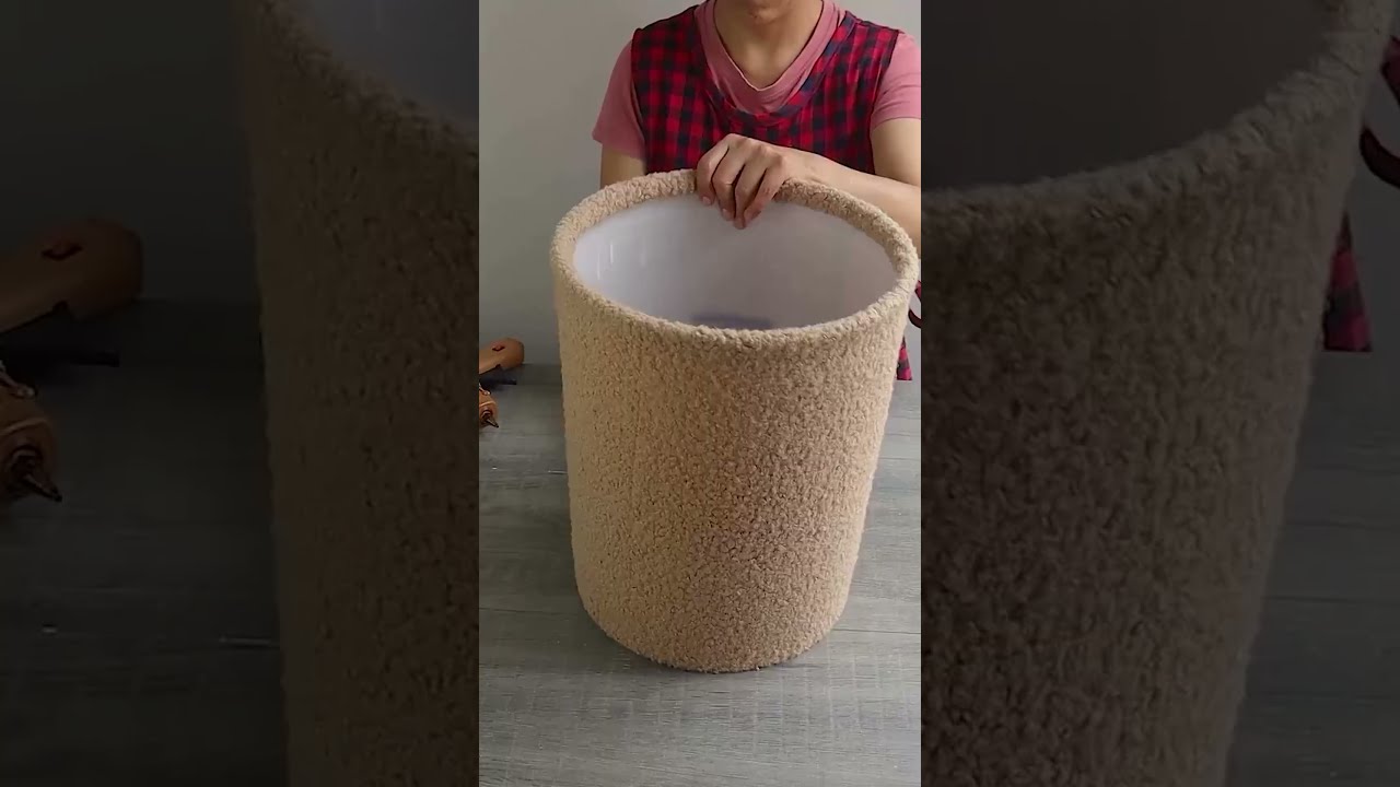 A magnificent transformation of a plastic bucket