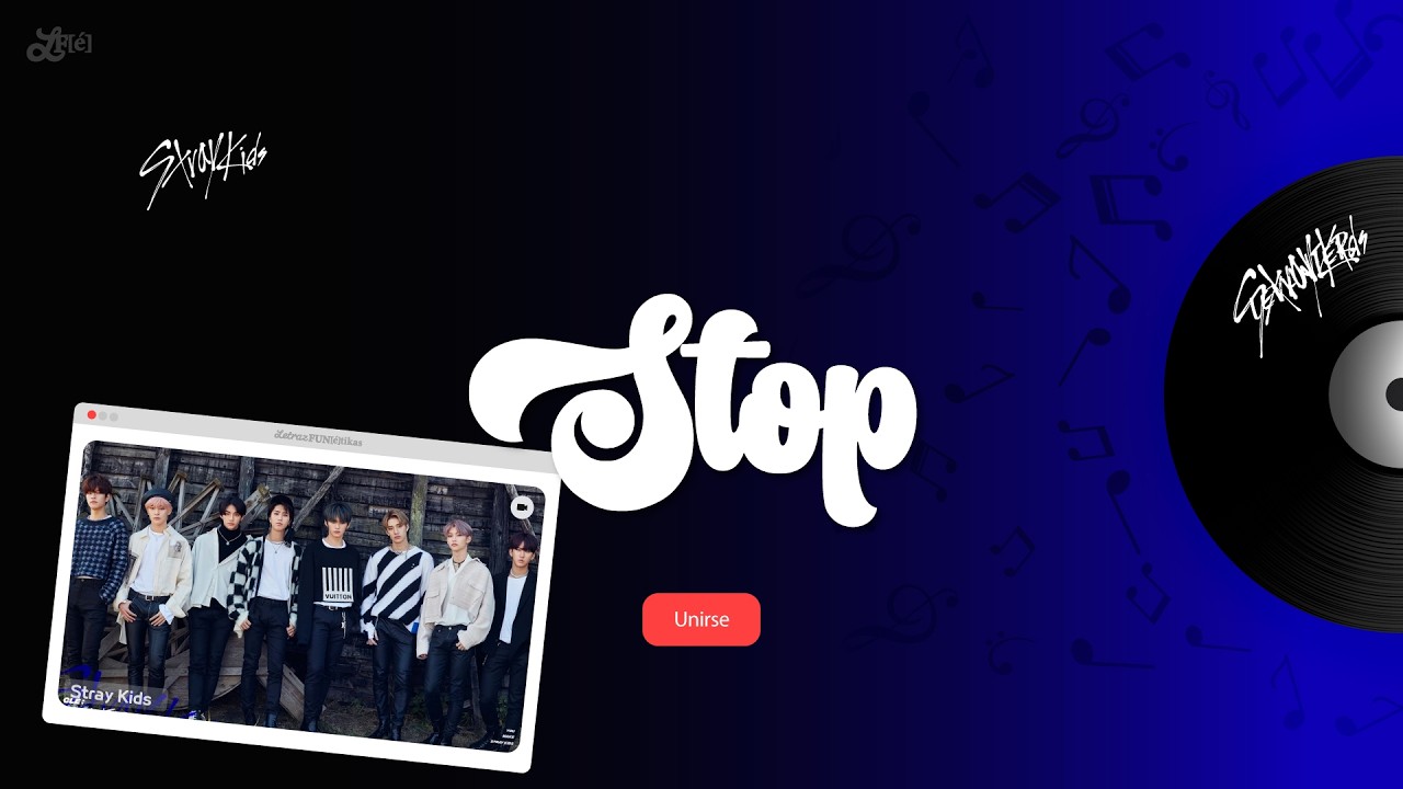 Stray Kids 'STOP' | Letra Fácil (Pronunciación)