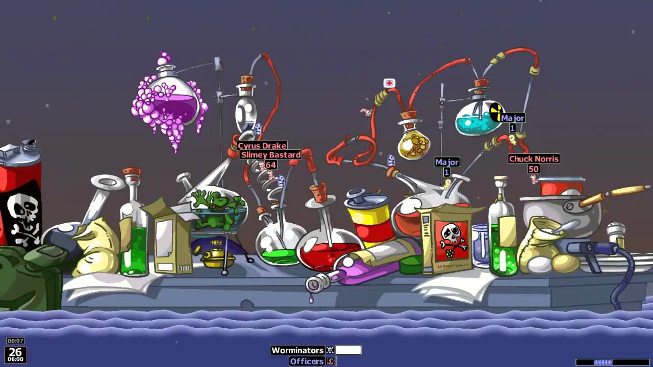 Worms Armageddon Mission 11 Chemical Warfare