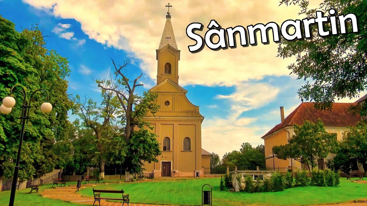 Wioska S&acirc;nmartin, Hrabstwo Bihor - obszar centralny, nakręcony w 4K