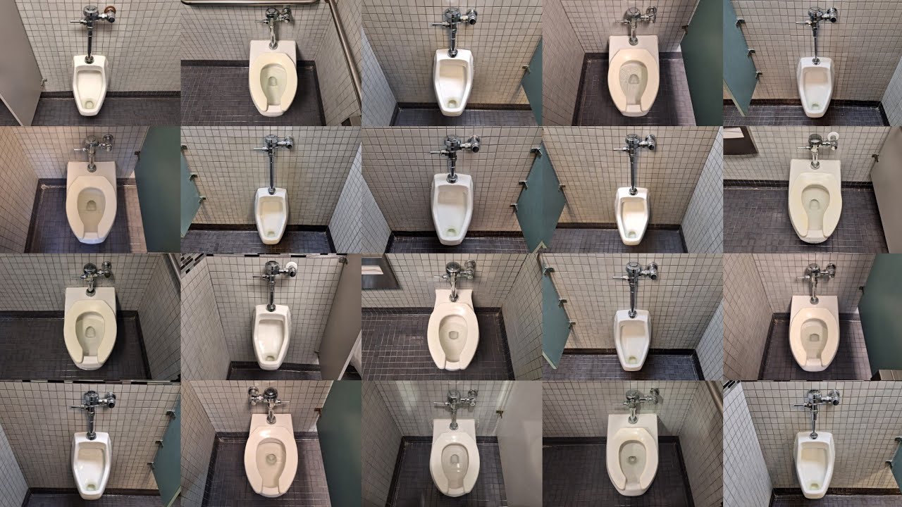 Luby's Building Men's Restroom Compilation