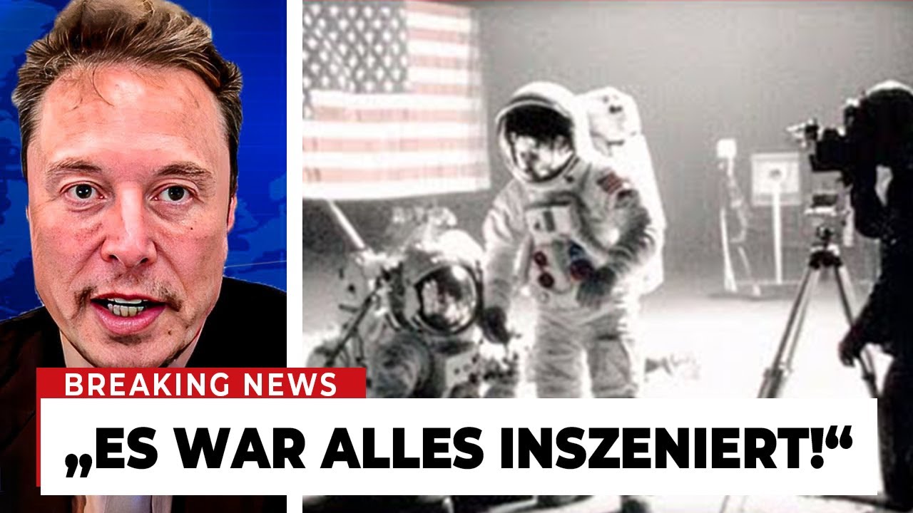 Elon Musk enthüllt SCHOCKIERENDEN Fehler bei der Mondlandung, den fast niemand bemerkte!