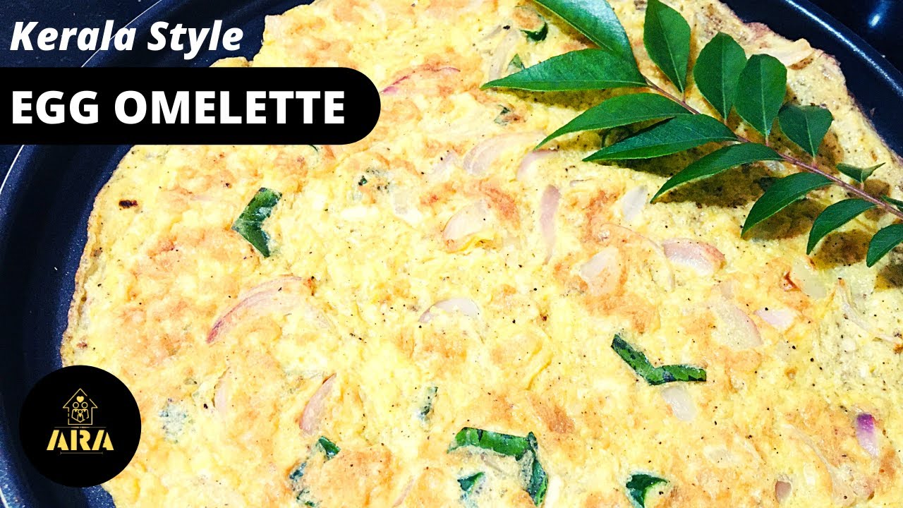 EGG OMELETTE Kerala Style | Mutta Porichathu | How to make Thattukada omelette|Omelette with coconut