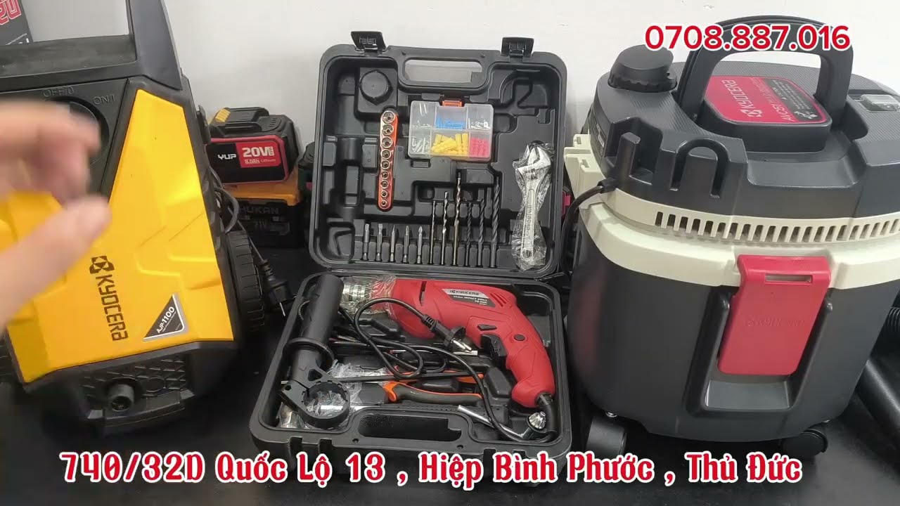 Giảm 60% cho các sản phẩm Kyocera . Rửa xe , hút bụi đang mua nhất trong mùa cuối năm