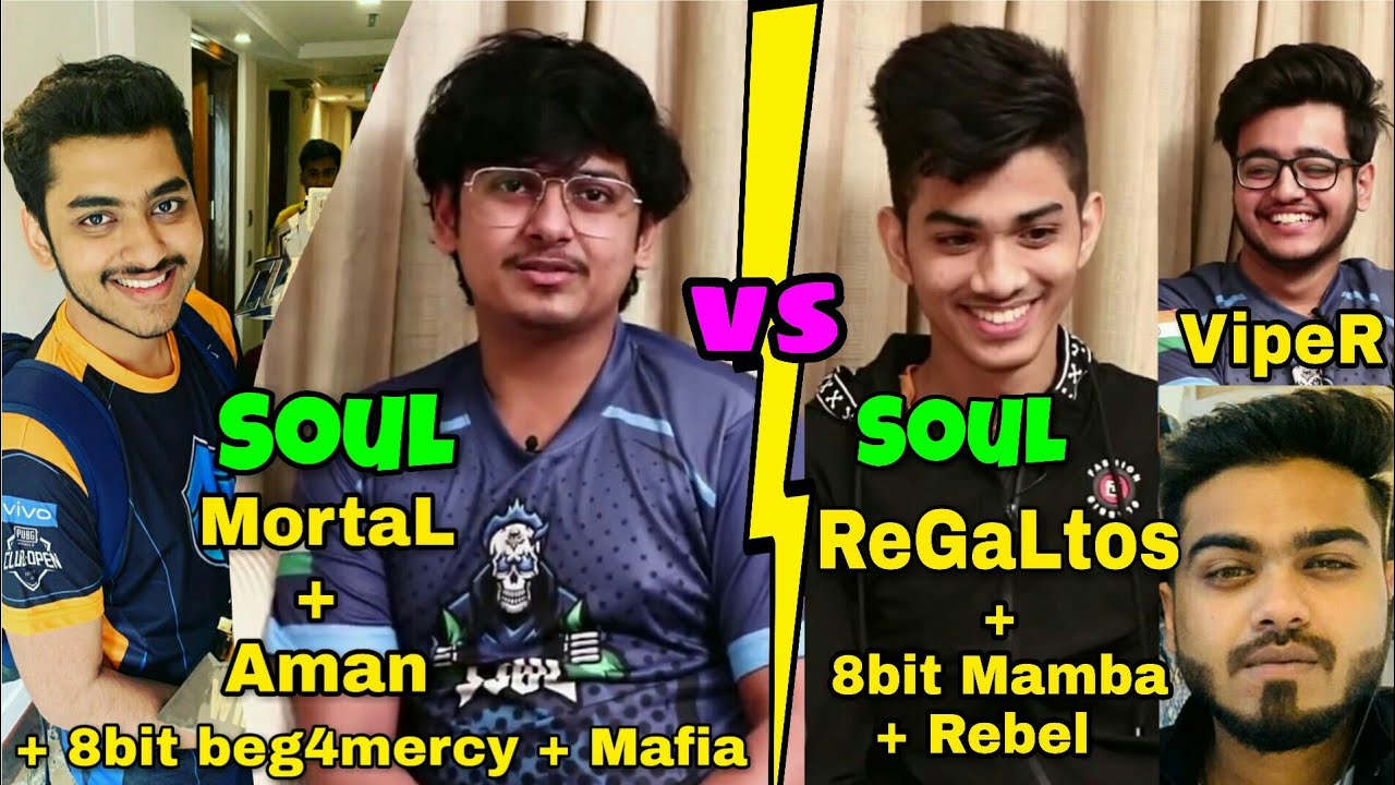 S8UL vs S8UL 🔥 MortaL + Aman +Mercy+ Mafia vs ReGaLToS + VipeR+ Mamba+RebeL in same match;BootCamp