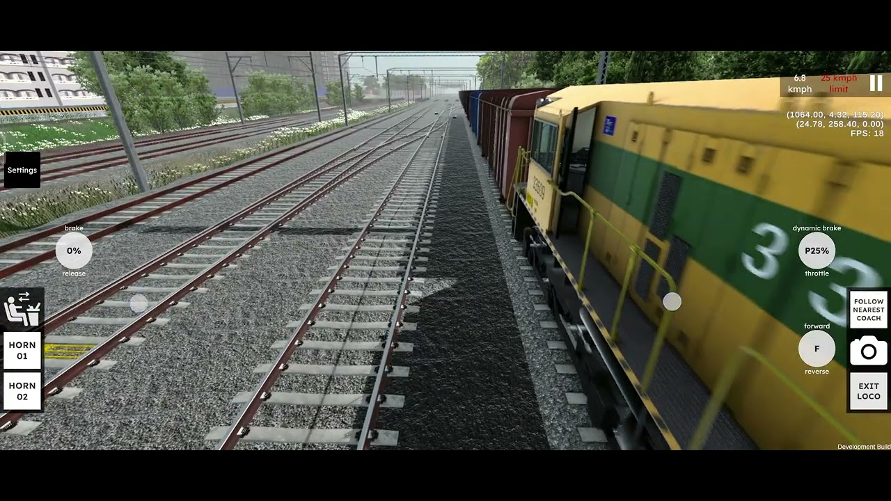 Rg train demo gameplay accident view' gameplay #yutubeshorts #gaming #train 