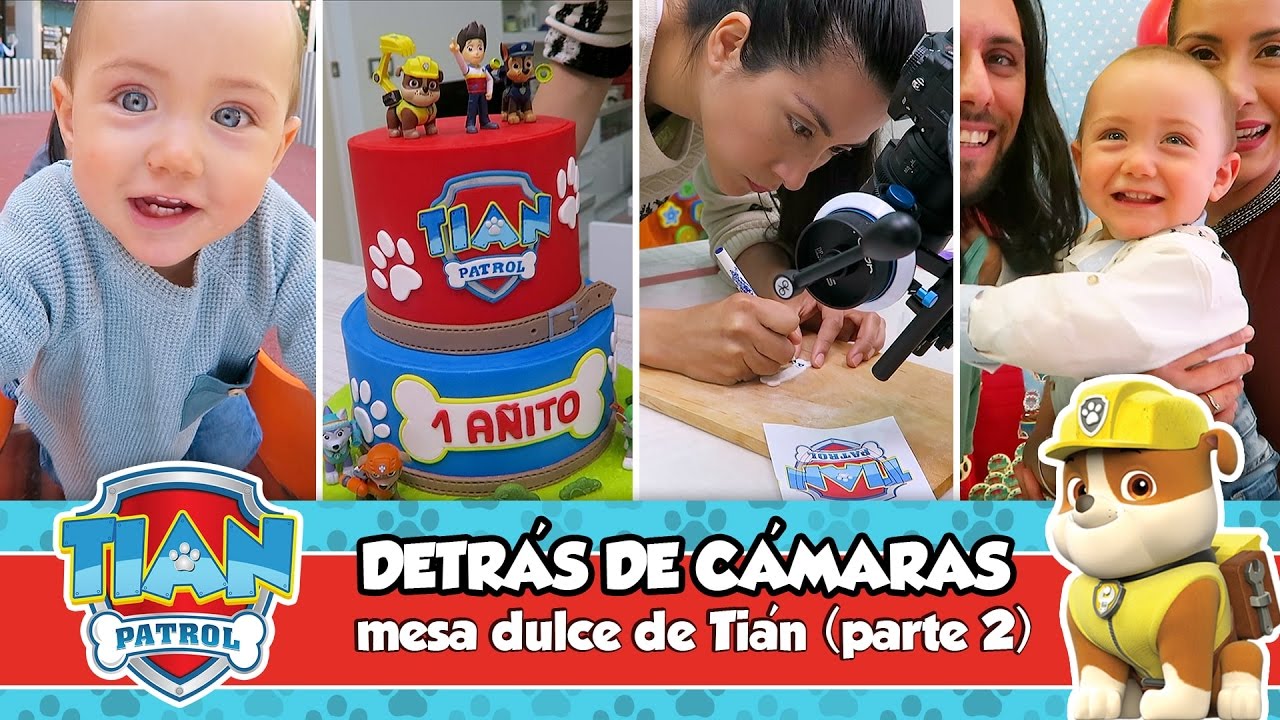 Detrás de cámaras - parte 2 | Mesa dulce de Tián | PAW PATROL