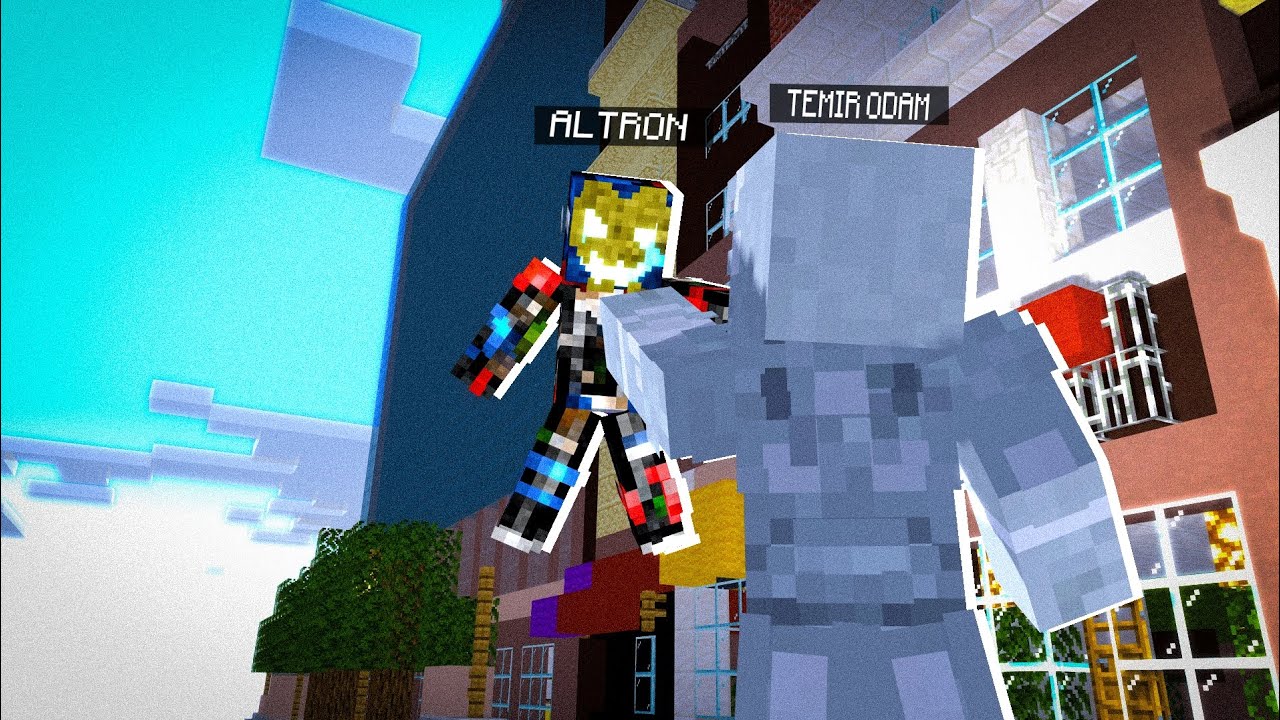 Minecraft/ Temir odam ga Altron xujum qildimi? / Temir odam serial / 2Qism / #minecraft
