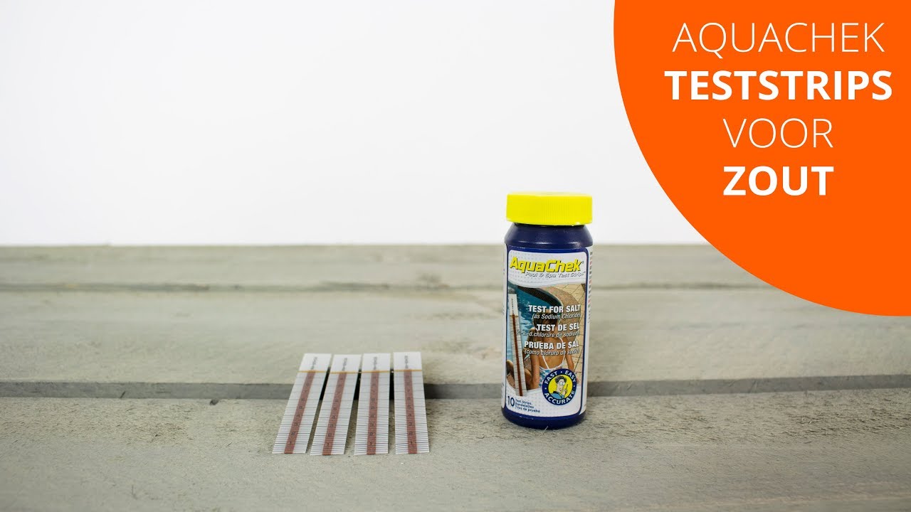 Aquachek testset voor zout  - Zwembad & Jacuzzi's - PRODUCTVIDEO TOPPY