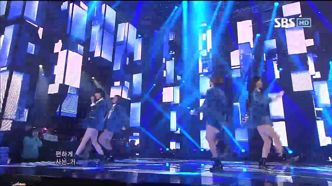 Miss A [Живи хорошо без мужчины] @SBS Inkigayo Популярная песня 20121104