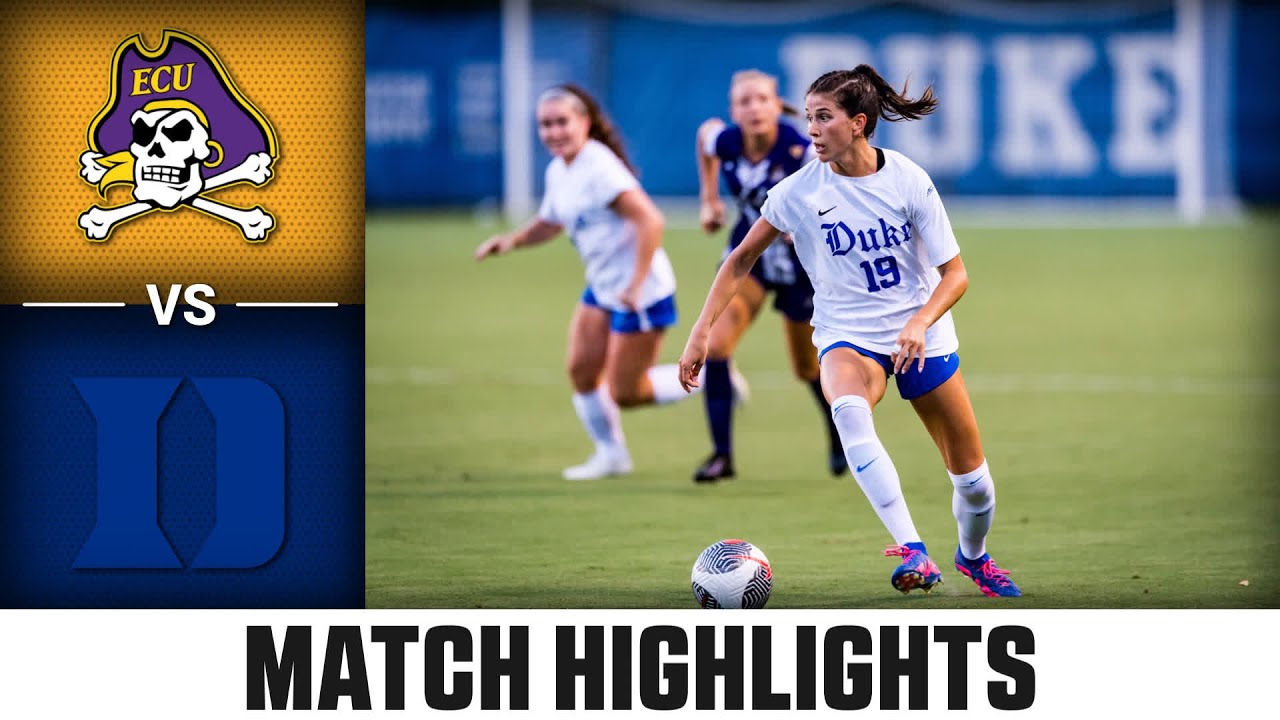 East Carolina vs. Duke ACC Women's Soccer Highlights (2023)