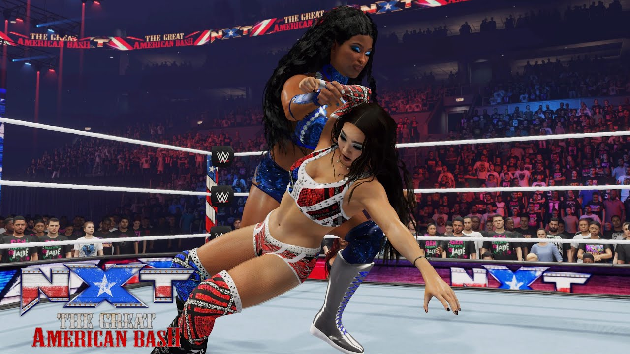 WWE 2K24 NXT GREAT AMERICAN BASH - LASH LEGEND (W/JAKARA JACKSON) VS ROXANNE PEREZ (W/CORA JADE)