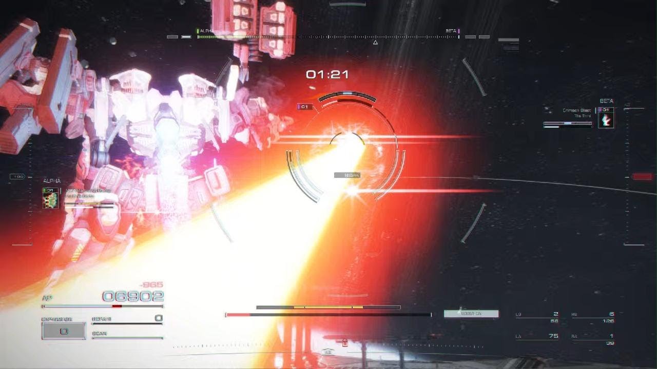 Armored Core 6 PvP - Colossal Coral combatant