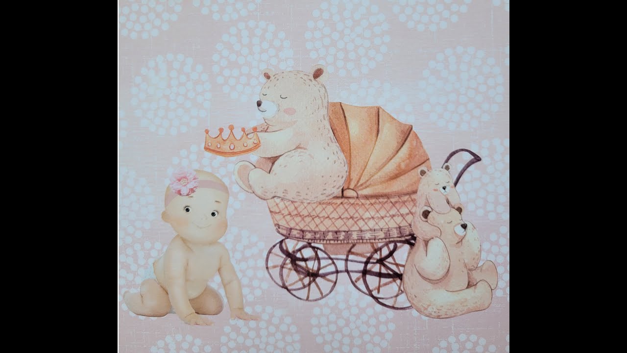 Album naissance fille - Album pop-up - Baby Girl World Papers For You - Page 2 #tutorial