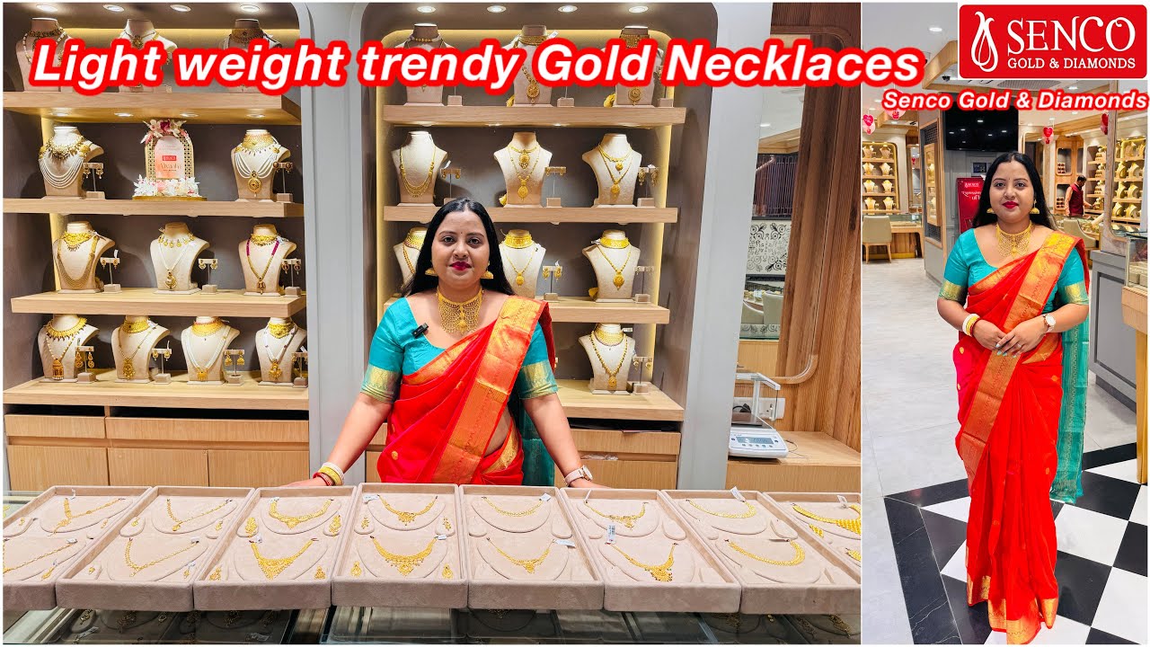 Trendy Light weight😳gold necklace collection from Senco Gold & Diamonds,Somajiguda | Necklaces