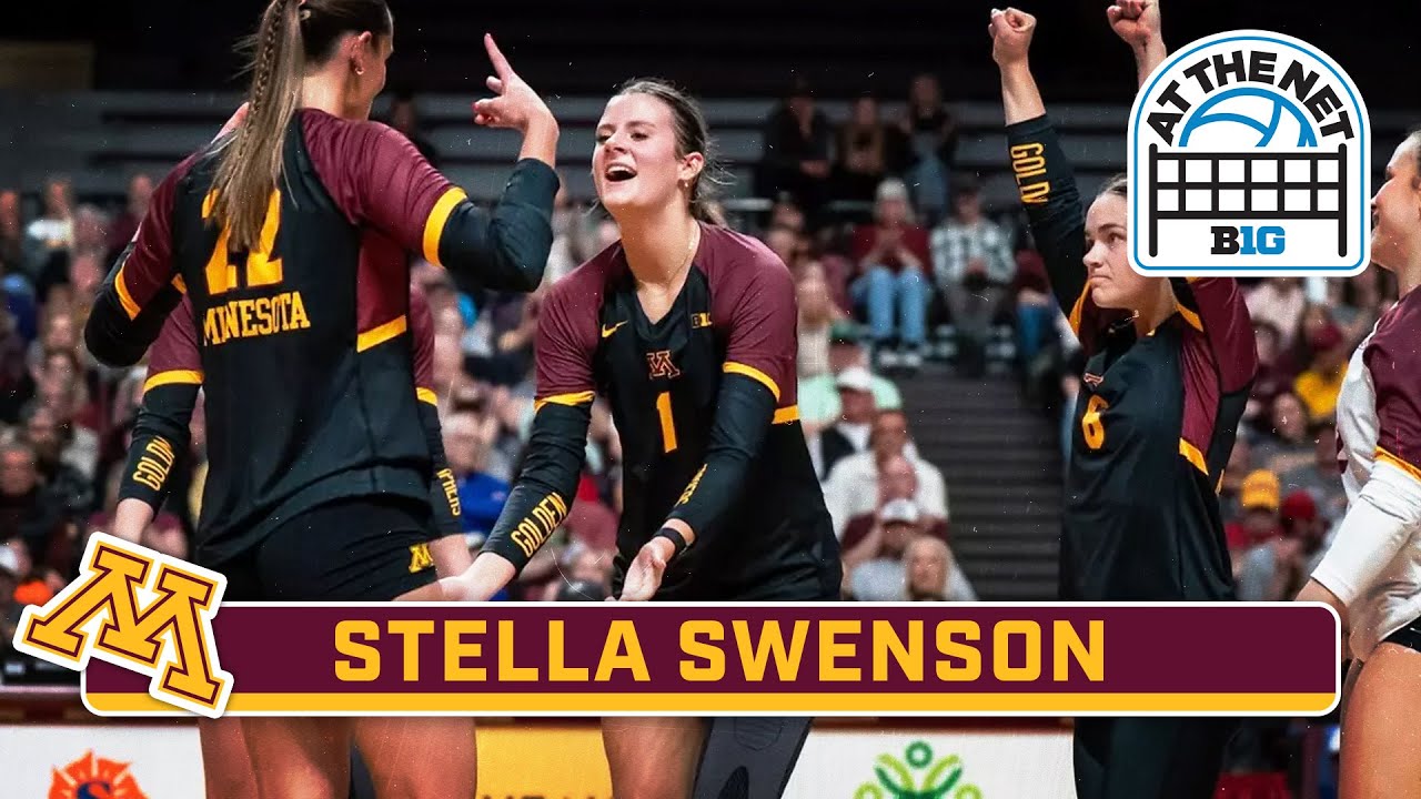 Spotlighting Stella Swenson | At The Net | Minnesota Volleyball