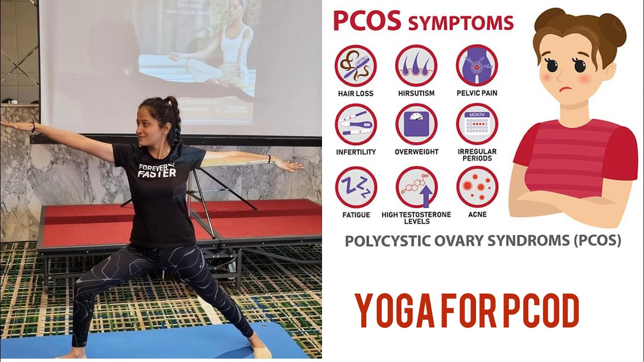 Yoga for PCod,hormone imbalance,irregular periods ✅ #yoga #pcod #womenshealth 