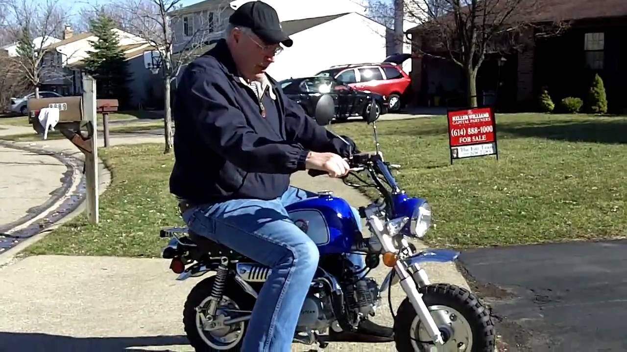 Mini Rover 125 (Honda Z50 Clone) First Spring Ride
