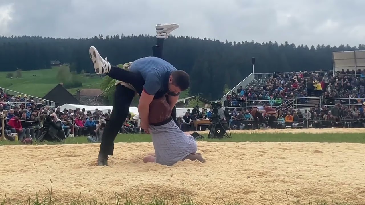 Emmentaler schwingfest Bowil 2023, 3 Gang, Staudenmann - Tschumi Lukas