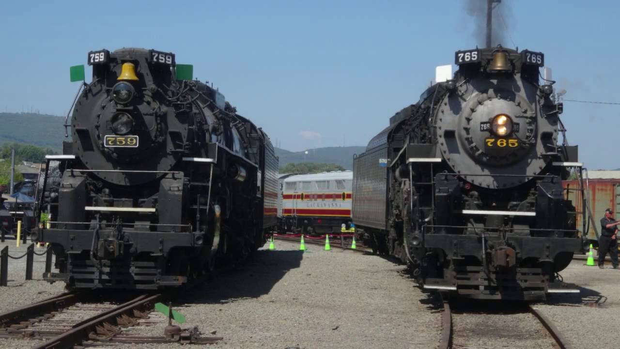 759 and 765 Side by Side: Nickel Plate Berkshires Then and Now