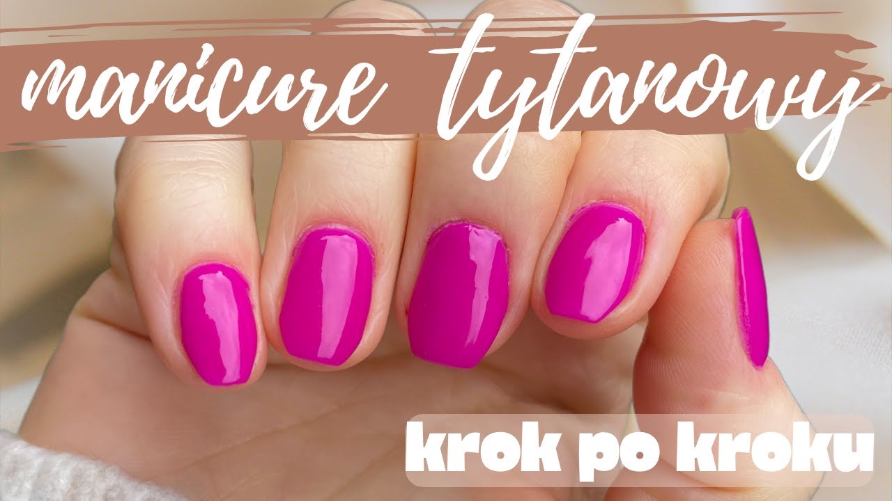 Manicure tytanowy krok po kroku | Marisa z Pazurem Dip powder nails