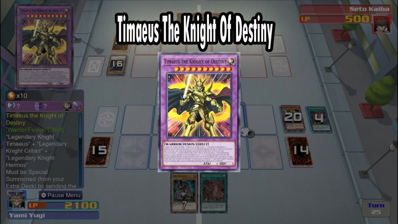 Yu Gi Oh! Legacy of the Duelist Link Evolution - Timaeus The Knight Of Destiny