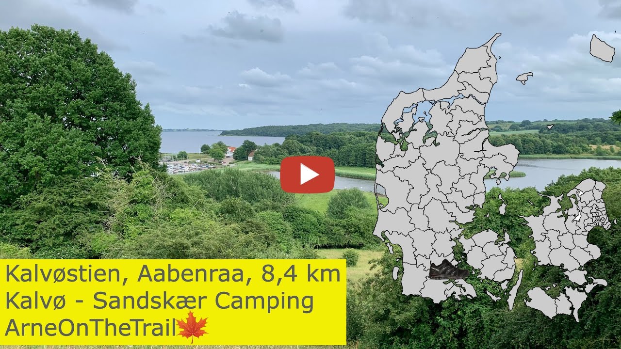 VANDRETUR: Kalv&oslash;stien (ved Aabenraa), 8,4 km (video med rute, video og billeder)