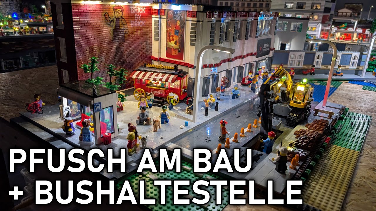 Pfusch am Bau, Bushaltestelle und mehr! • BRICK WORLD KLEMMBAUSTEIN / LEGO UPDATE (482)