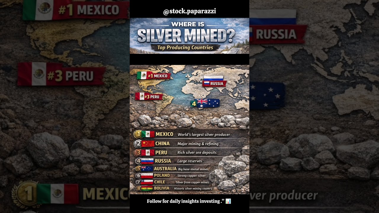 Where Does the World’s Silver Come From? | Top Silver Producing Countries 