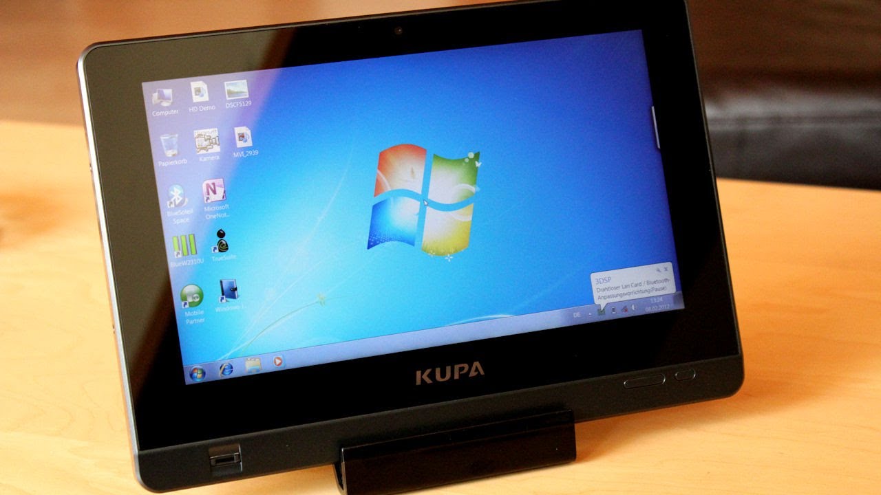 Kupa X11 - Win7 Tablet PC / Slate Test & Unboxing - Deutsch