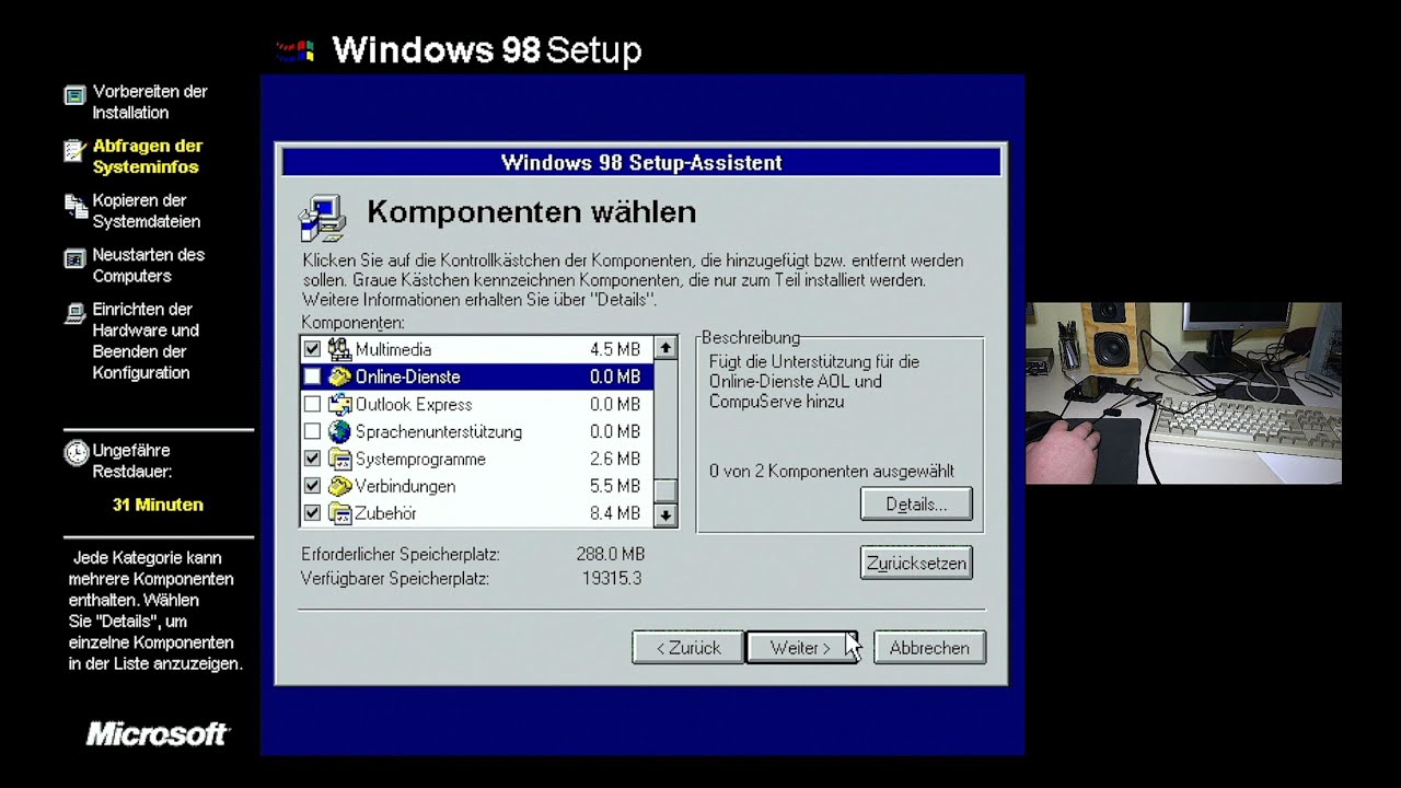 Windows 98 Installation - Schritt für Schritt erklärt - Windows 98 Retro Gaming PC - Teil 10